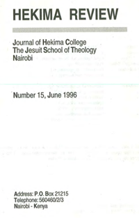 					View Hekima Review No. 15 (June 1996)
				