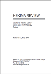 					View Hekima Review No. 33 (May 2005)
				